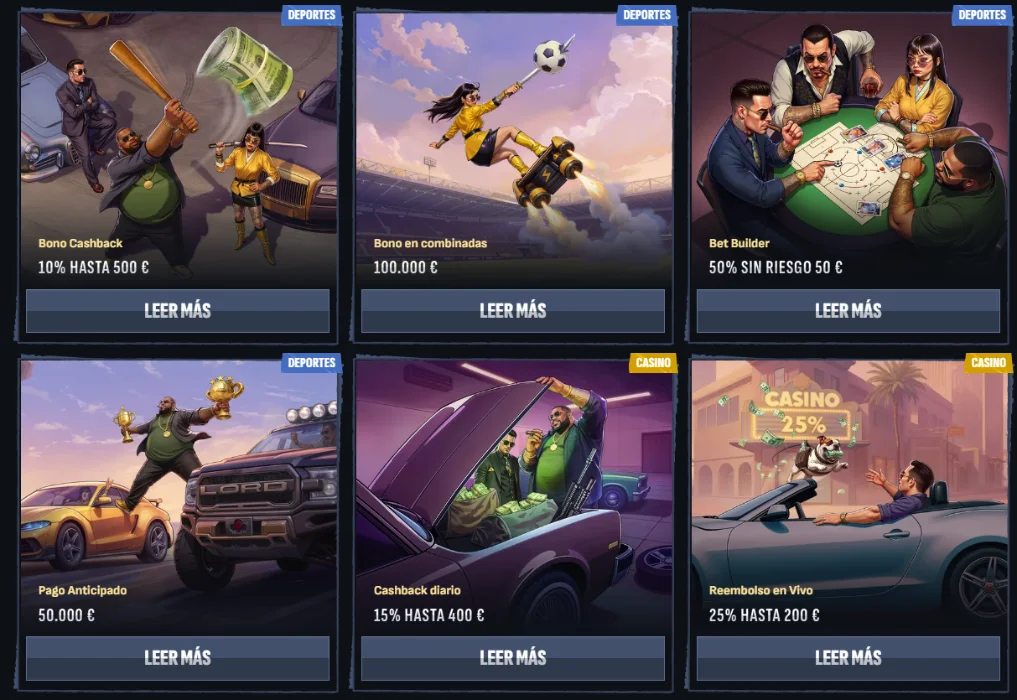 Mafia Casino Promociones